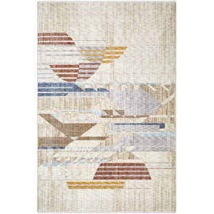 FRANK LLOYD WRIGHT FOUNDATION X LIVABLISS Usonia Abstract Rug