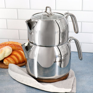 Korkmaz Perla Stainless Steel Teapot