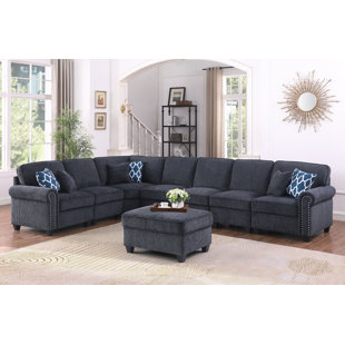 DEVION FURNITURE Amy Piece Upholstered Sectional