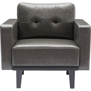 FARINI Faux Leather Armchair