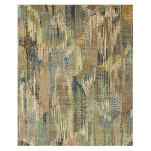 STACY GARCIA HOME Depiction Hand Knotted Wool Abstract Rug