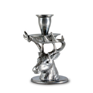 ARTHUR COURT DESIGNS 6.5'' H Aluminum Tabletop Candlestick