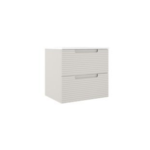 LUCENA BATH Moncler 24'' Wall Mounted Single Bathroom Vanity with Ceramic Top