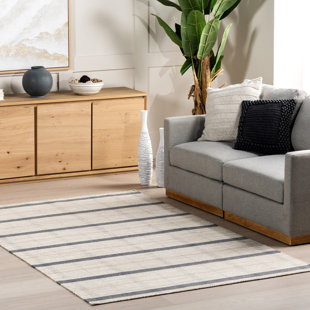 LAUREL FOUNDRY MODERN FARMHOUSE® Alpert Vintage Plaid Wool Blend Area Rug