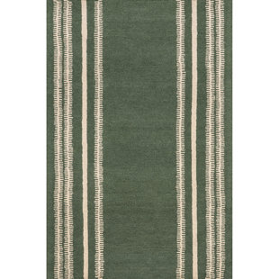 Arvin Olano x Rugs USA Kari Striped Wool Area Rug