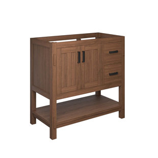 Modway Ashlyn 35'' Single Bathroom Vanity Base Only in Walnut