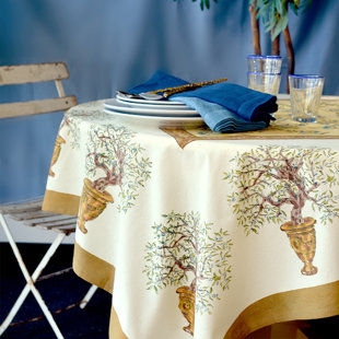 COULEUR NATURE Olive Tree Tablecloth