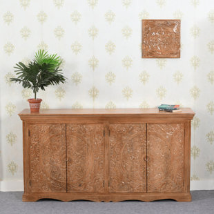 INDIAN HUB Artwork 175cm Solid Wood Sideboard