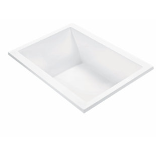 MTI BATHS Andrea® 12 DoloMatte 60" x 42" Soaking Solid Surface Bathtub