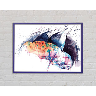 PERSPECTIONS Gerahmtes Leinwandbild City Life