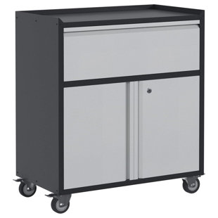 AOBABO Steel Single Storage Cabinet ( 31.39'' H x 30.31'' W x 18.11'' D)