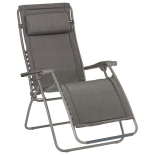 Lafuma Mobilier RSXA Clip Zero Gravity Chair - Sunbrella Padded Outdoor Folding Patio Recliner