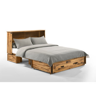 PYPER MARKETING LLC Petra Cabinet Bed With Queen Mattress And Power Outlet