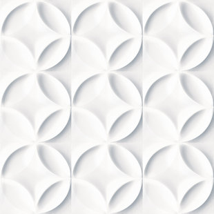 QUBE TILES Catavento 23" x 23" 3D Textured Wall Tile