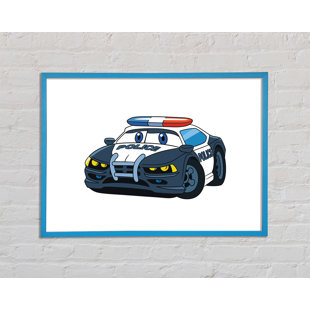EAST URBAN HOME Leinwandbild Police Car Love