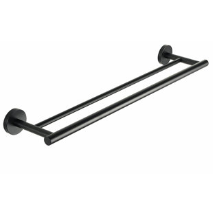 MAIGUOONE 24'' Wall Mounted Towel Bar Double Rod Towel Holder