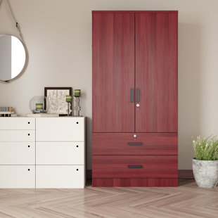 EBERN DESIGNS Scottie 2-Door Wardrobe with 2-Drawers