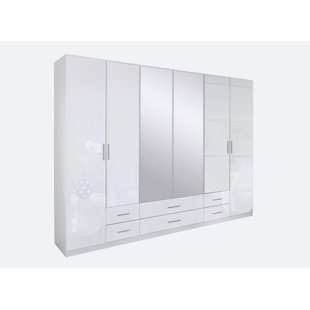 RAUCH Nienburg 6 Door Manufactured Wood Wardrobe