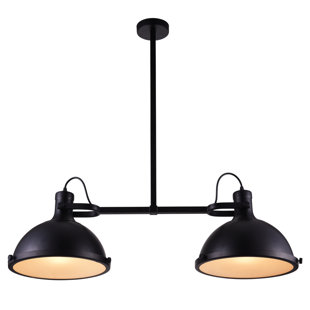 CWI LIGHTING 2-Light Kitchen Island Linear Pendant