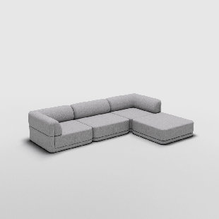 BEND GOODS Cube 120'' Upholstered Sofa