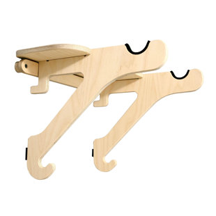 GRASSRACKS Wood Wall Mounted Multi-Use Bike Rack