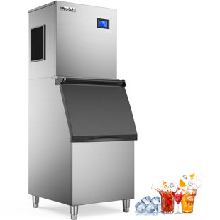 Coolski 450 Lb. Daily Production Cube Clear Ice Freestanding Ice Maker