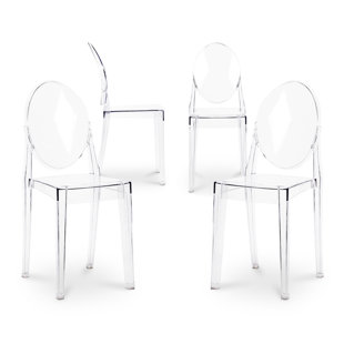 MERCER41 Hecker Crystal Dining Chair (Set of 2)