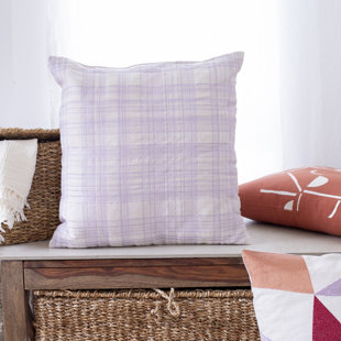 STACY GARCIA HOME Embroidered Cotton Blend Throw Pillow