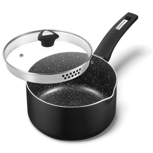 CS KOCHSYSTEME 3qt. Non-Stick Aluminum Saucepan with Lid