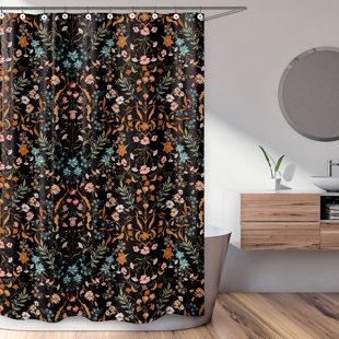 SWEET JOJO DESIGNS Floral Shower Curtain