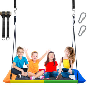 KLO KICK 700Lb Giant 60" Platform Tree Swing For Kids And Adults Waterproof With Durable Steel Frame