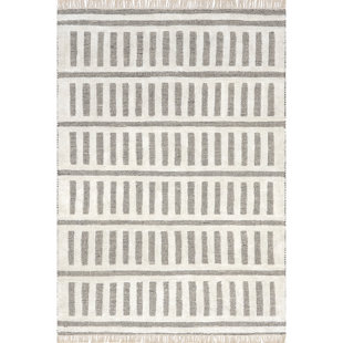 Emily Henderson x Rugs USA Merrick Tasseled Cotton and Wool Area Rug