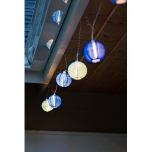 ALLSOP HOME AND GARDEN Outdoor 10 - Bulb 420'' LED Shaded String Light