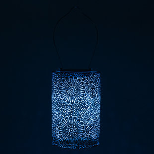 ALLSOP HOME AND GARDEN 7.5'' Solar Powered Integrated LED Outdoor Lantern