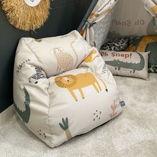 ISABELLE & MAX Printed Kids Snuggle Chair Beanbag