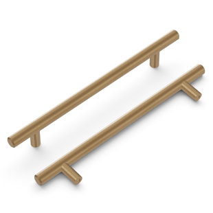 HICKORY HARDWARE Bar Pull Kitchen Cabinet Handles, Solid Core Drawer Pulls for Cabinet Doors, 6-5/16" (160mm)