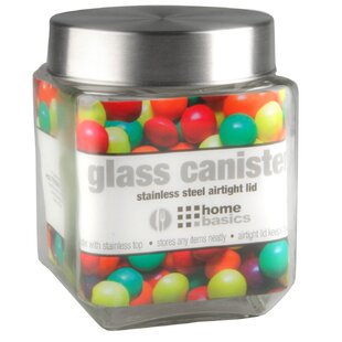 HOME BASICS Glass Jar