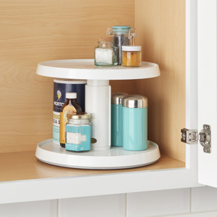 YouCopia® Crazy Susan® Two-Tier Turntable, Lazy Susan Organizer