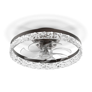 EVERLY QUINN Tiandria 20'' Ceiling Fan with Light Kit Included