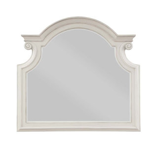 F&L HOMES STUDIO Florian Asymmetrical Wood Dresser Mirror