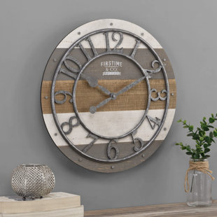 X－MAX FURNITURE Manufactured Wood Wall Clock