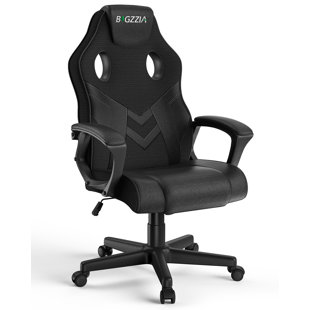 Zoow Adjustable Ergonomic Faux Leather Swiveling PC & Racing Game Chair