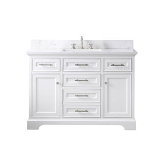 SUDIO DESIGN Thompson 48'' Single Bathroom Vanity with Stone Top