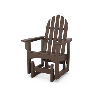 TREX OUTDOOR Cape Cod Adirondack Glider Chair