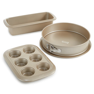 BergHOFF Leo Balance 3 Piece Non-stick Carbon Steel Bakeware Set, Beige