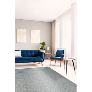 EORC Durable & Stylish Hand-Knotted Rayon From Bamboo White Modern Contemporary Rectangular Area Rugs