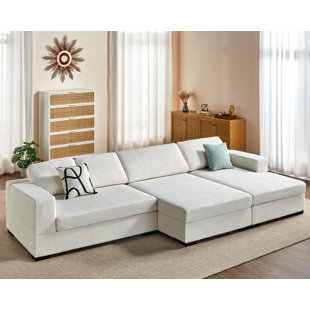 HOKKU DESIGNS Massimino 145'' Square Arm Sofa