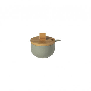 CASAFINA Pacifica Sugar Bowl With Wood Lid