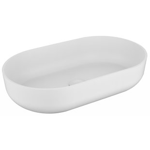 Myhomekeepers 14'' ABS Circular Bathroom Sink