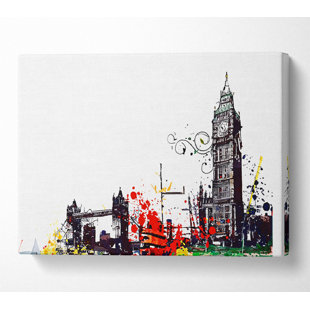MODERNMOMENTS Olympische Spiele 2012 in London - Kunstdrucke auf Leinwand - Wrapped Canvas